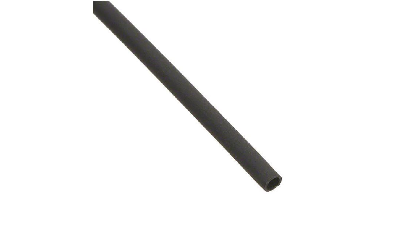 Alpha Wire Heat Shrink Tubing, Black 1.6mm Sleeve Dia. x 305m Length 2:1 Ratio, FIT-221 Series