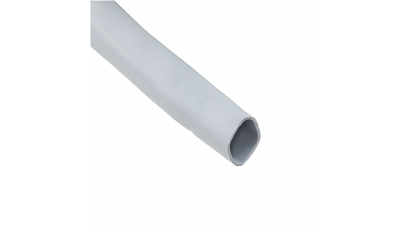 Alpha Wire Heat Shrink Tubing, Grey x 8m Length, FIT Shrink Tubing Series