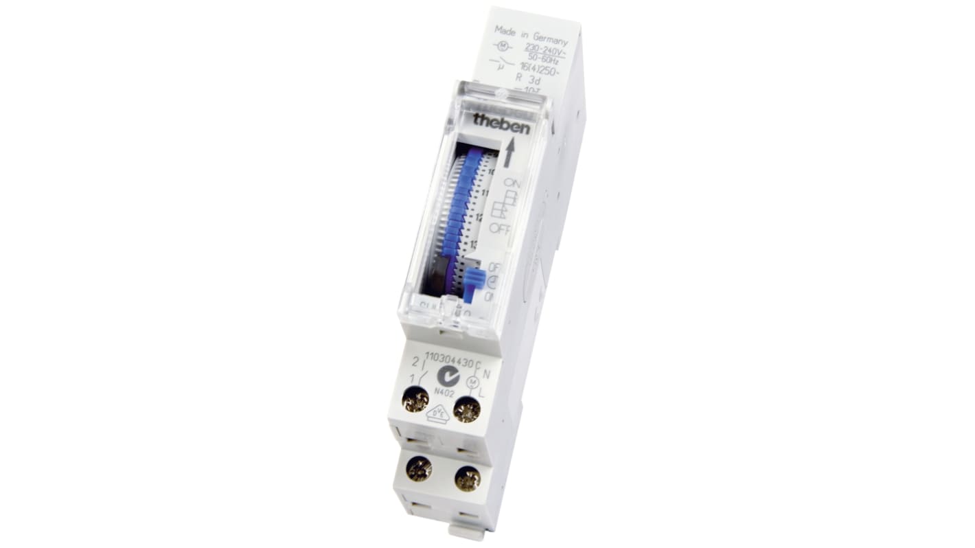 Theben Analogue DIN Rail Time Switch 230 V ac