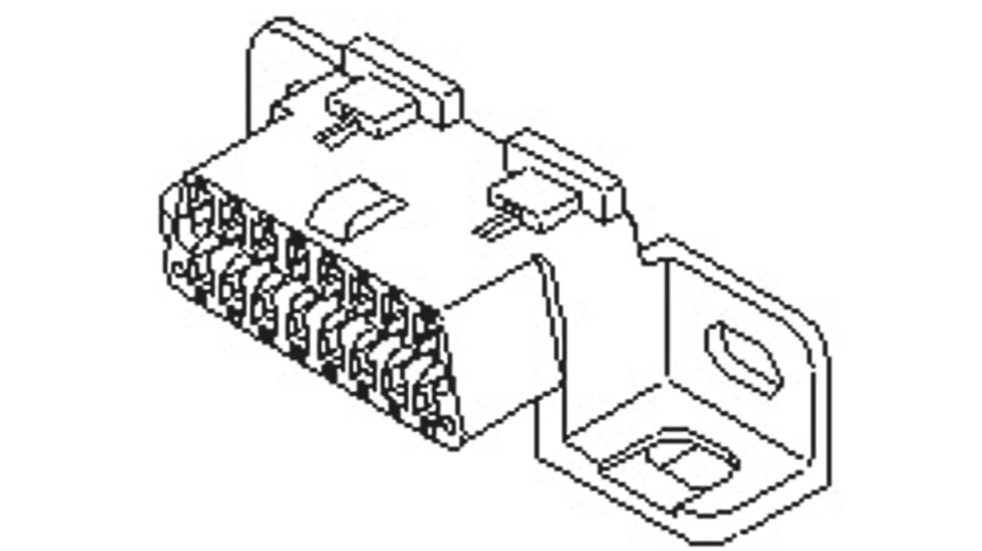 Corpo connettore automotive Molex Femmina, 16 vie, 2 file, passo 4mm