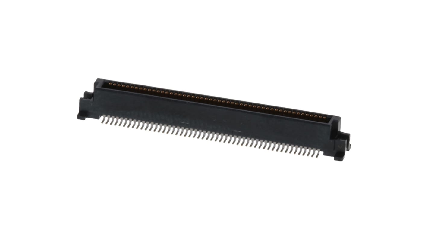 Molex SlimStack Leiterplatten-Stiftleiste Gerade, 100-polig / 2-reihig, Raster 0.64mm, Platine-Platine,