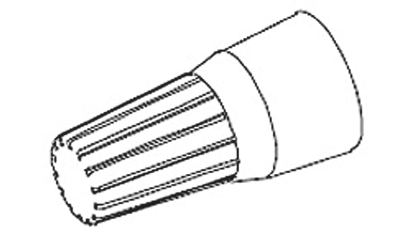 Krimpovací vidlicová svorka, řada: 19160, průměr: 9.1mm, 22 → 12 AWG, Přírodní, izolační: Nylon, materiál