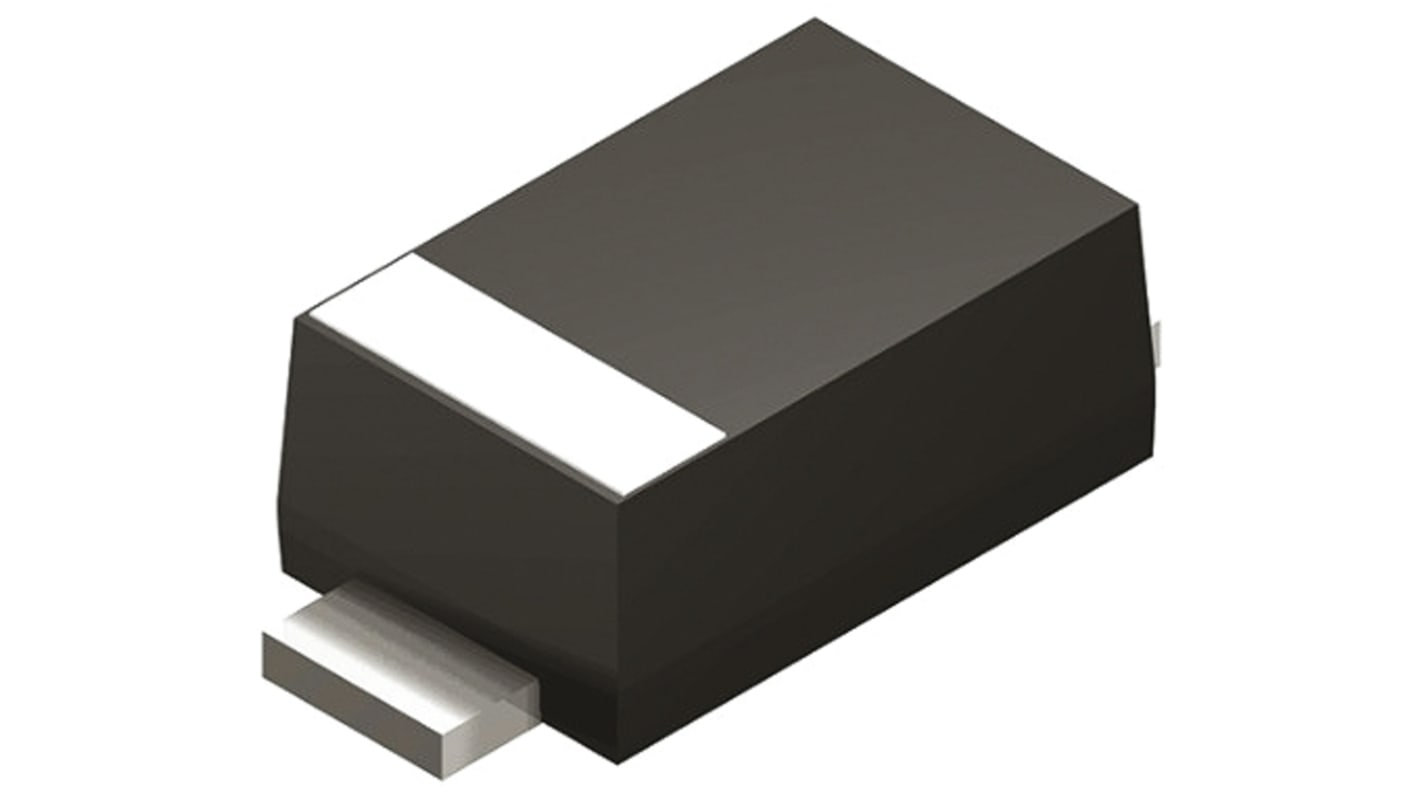 DiodesZetex 2.85 x 1.7 x 1.35mm Egyszeres BZT52C2V4-7-F +150 °C 500 mW 50μA 100Ω -65 °C Felületre szerelhető 2.4V 1