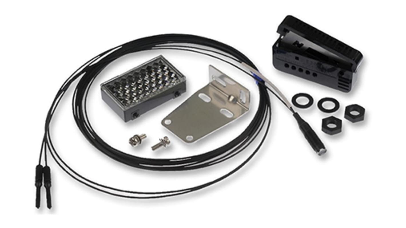 Sensore per fibre ottiche Omron, , NPN-PNP, Cavo conduttore, Vetro, IP67