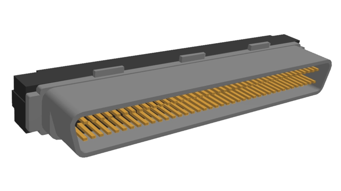 Złącze SCSI Męski 80-pinowe Montaż na kablu, raster 1.27mm, Bez blokady seria AMPLIMITE .050 III TE Connectivity