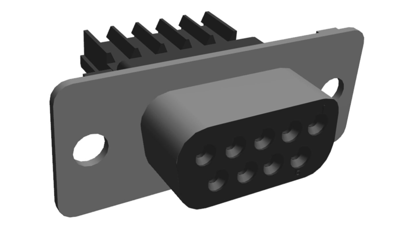 TE Connectivity, AMPLIMITE HDE-20 9 Way IDC D-sub Connector, Socket