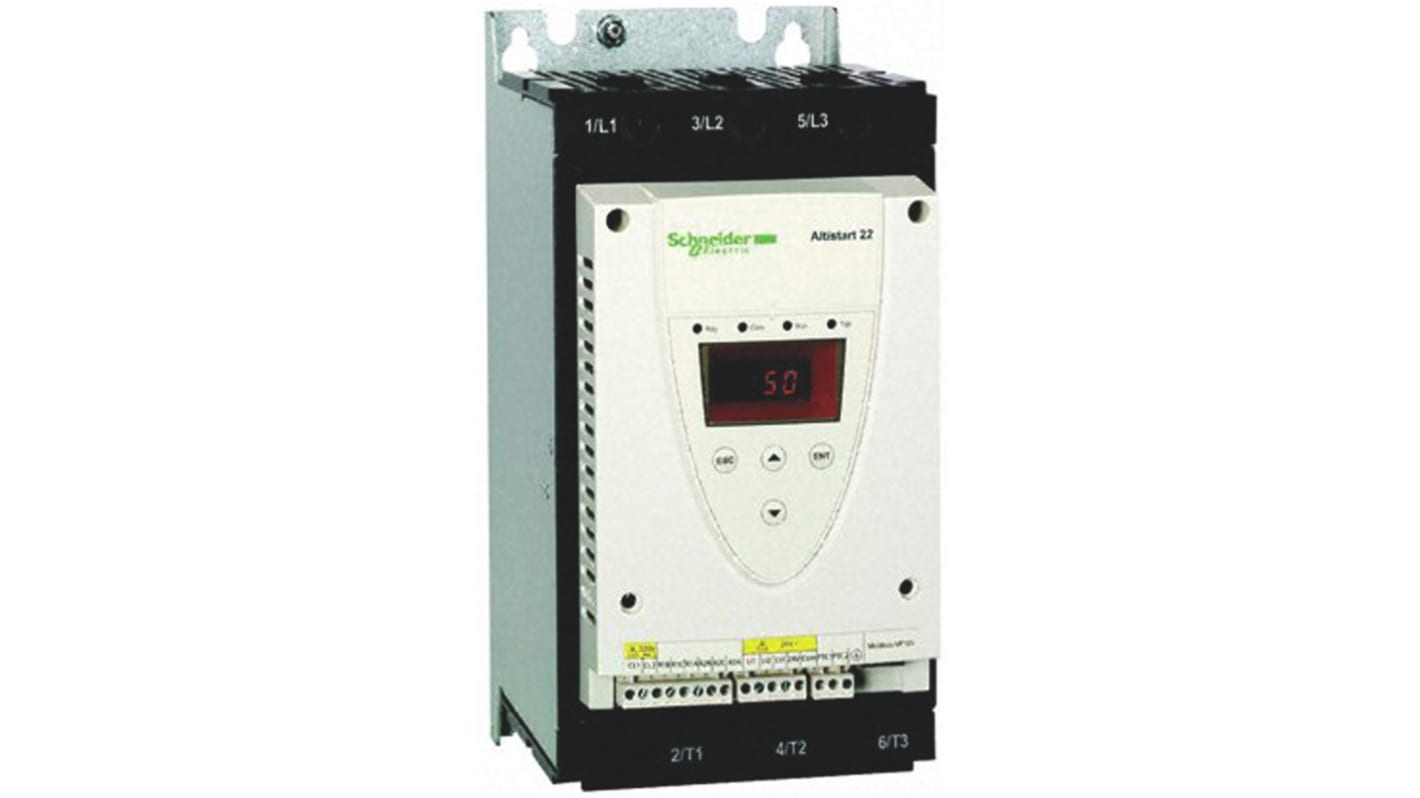 Schneider Electric Soft Starter, Soft Start, 18.5 kW, 600 V ac, 3 Phase, IP54