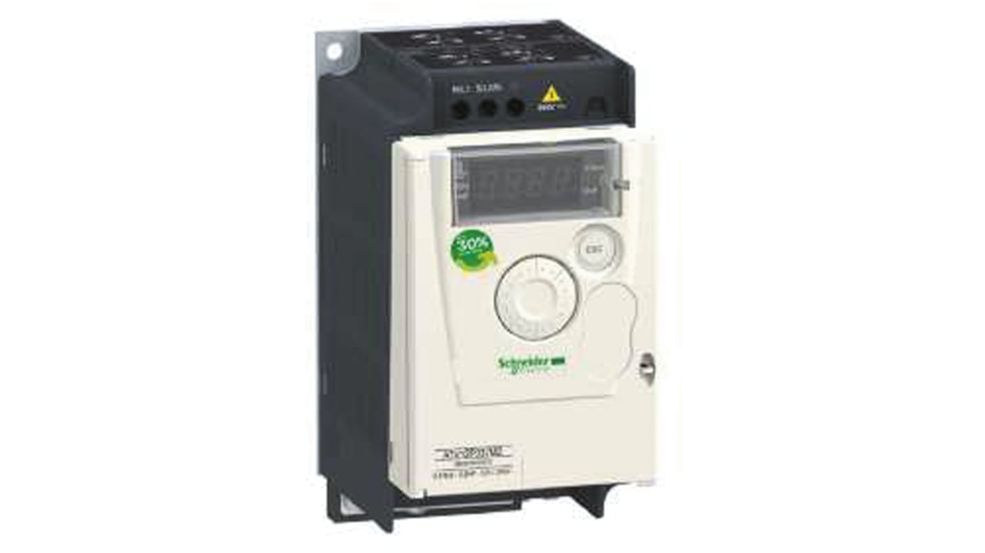 ATV12P075M3 | Schneider Electric Inverter Drive, 3 Phase, 230 V ac, 6.3 ...
