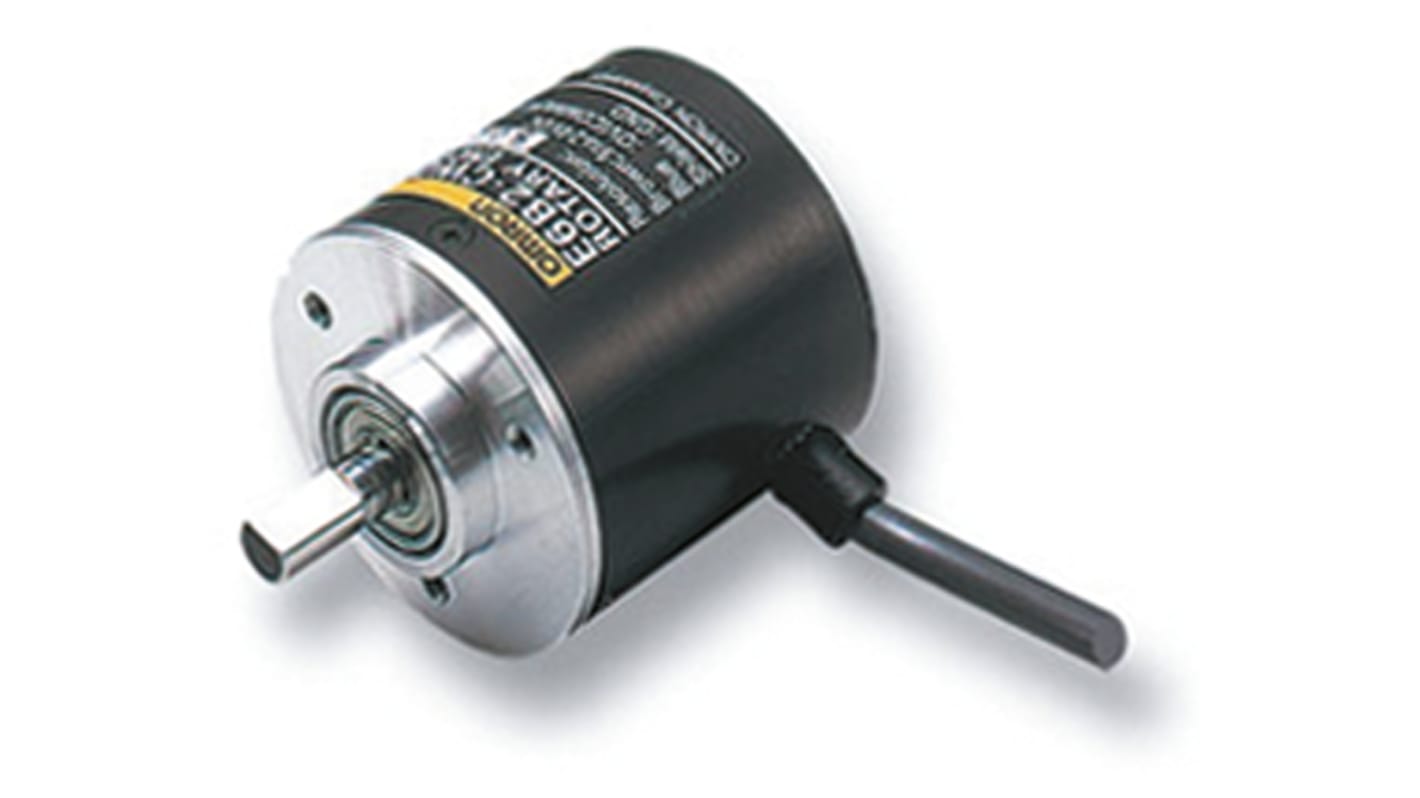 Encoder absoluto Omron serie E6F-A, 360 impulsos/rev, 5000rpm máx., interfaz BCD, salida Colector Abierto NPN , 5