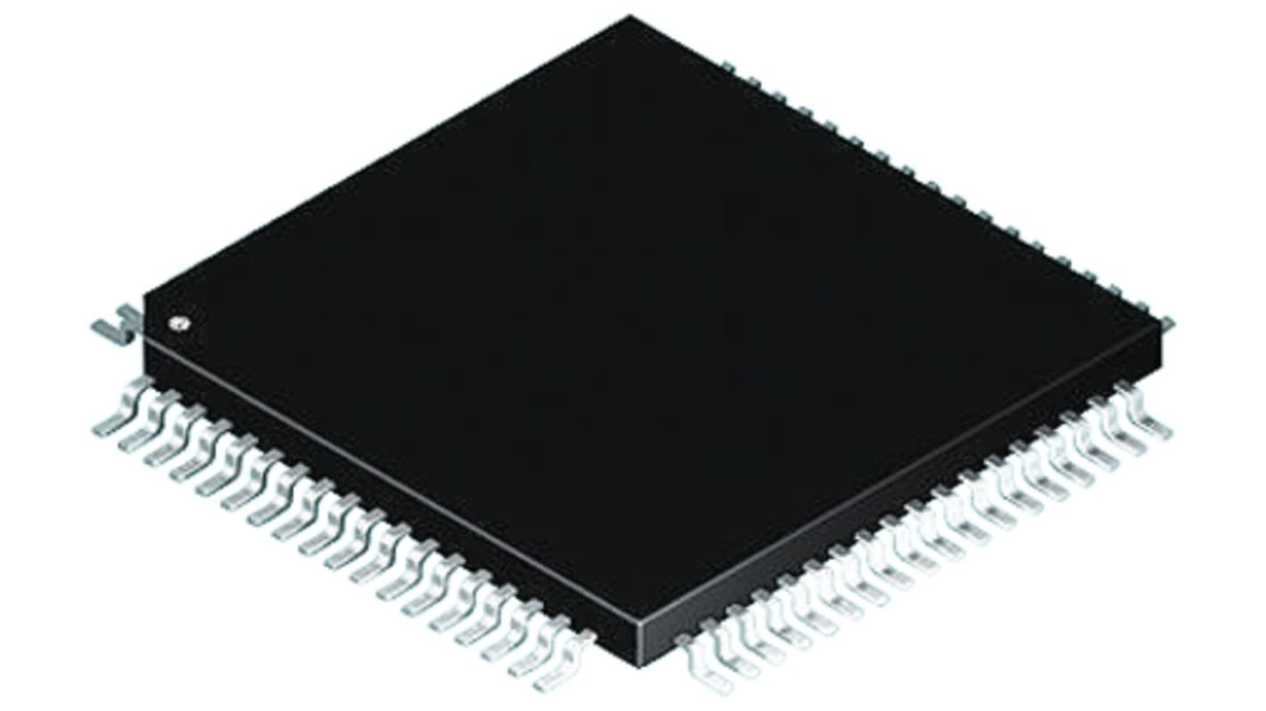 Microcontrollore Microchip, dsPIC, TQFP, dsPIC30F, 80 Pin, Montaggio superficiale, 16bit, 40MHz