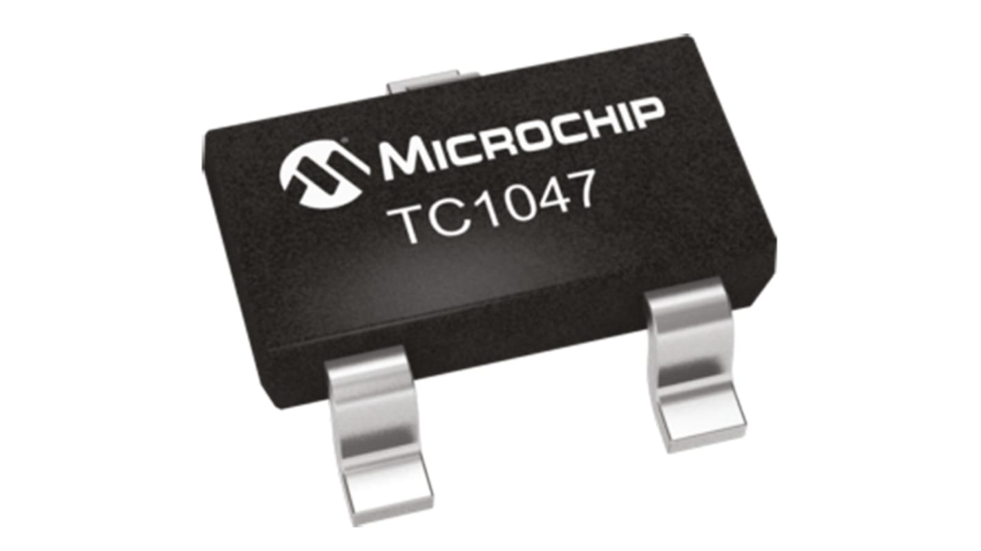 Microchip Spannung Spannungstemperaturfühler ±2°C SMD, 3-Pin, Analog -40 bis +125 °C.