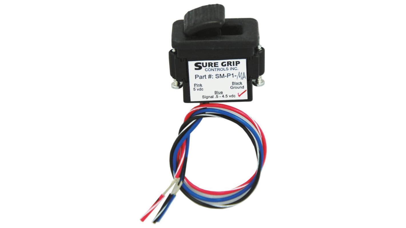 Interruptor de efecto Hall, IP66 Actuador de Deslizante, Pre-wired, Proporcional, Enclavamiento, 5 → 30 V dc