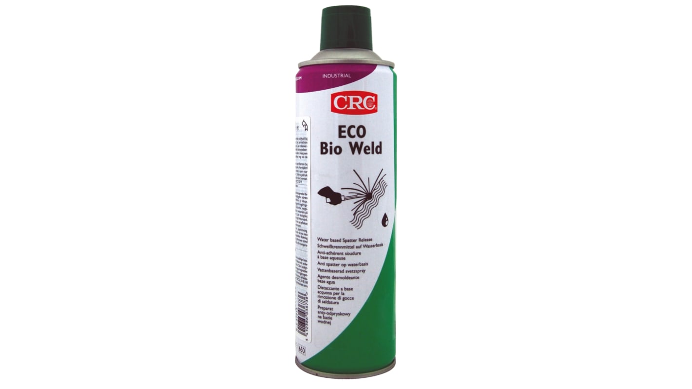 Antiproyecciones de soldadura CRC ECO BIO WELD de 500ml, sin silicona