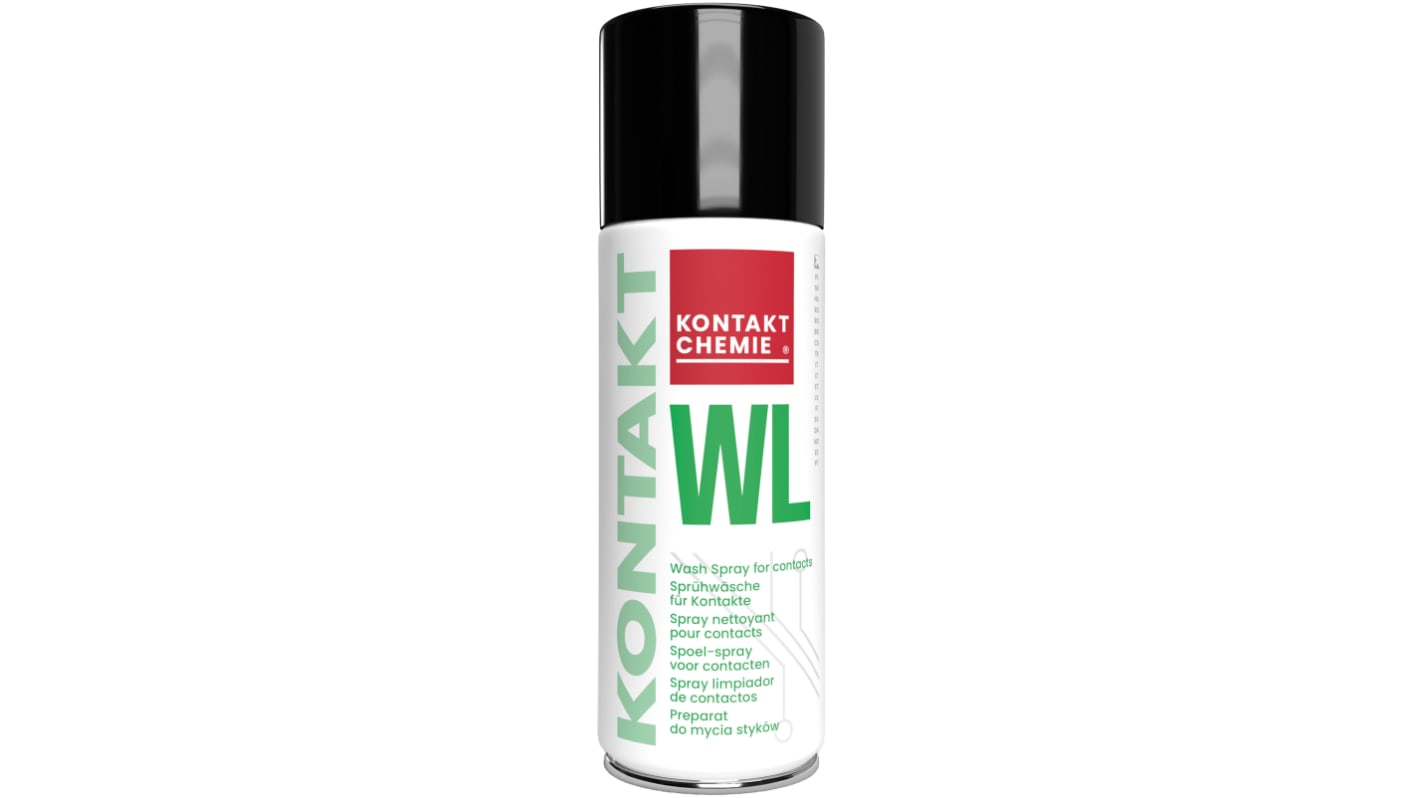 Nettoyant pour contacts électriques Kontakt Chemie KONTAKT WL, Aérosol 400 ml pour Composants électroniques, Moteurs et