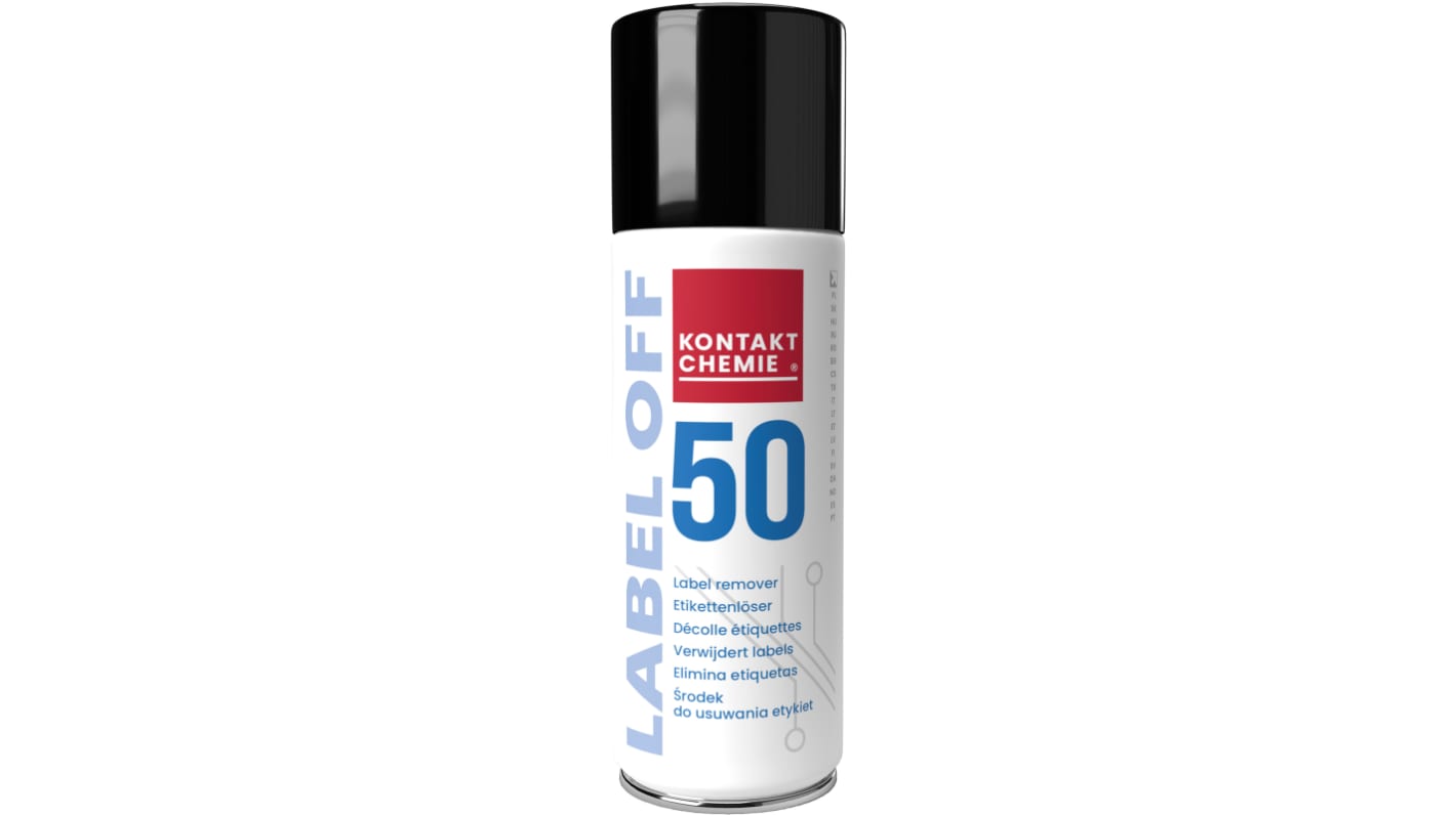 Solvente per la rimozione di etichette Kontakt Chemie LABEL OFF 50 in  in spray da 200 ml