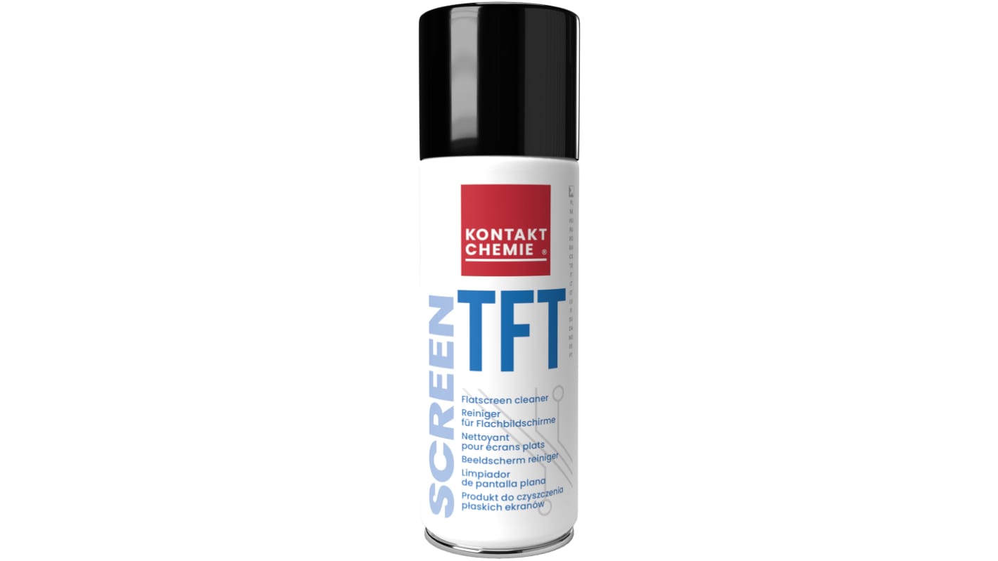 Nettoyant pour écran Kontakt Chemie SCREEN TFT, Aérosol 200 ml, CD, photocopieurs, écrans LCD, lits de scanner, écrans