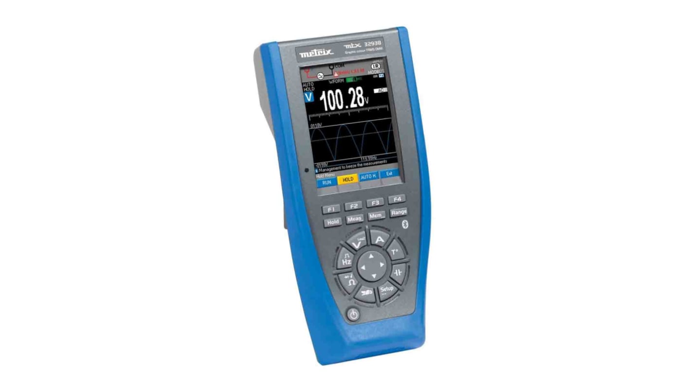 Metrix 3293 Handheld Digital Multimeter, True RMS, 100A ac Max, 100A dc Max, 1000V ac Max - RS Calibration