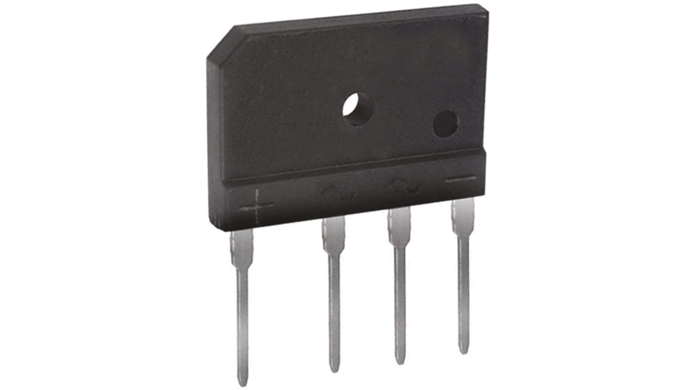 Diodes Inc Bridge Rectifier, 6A, 1000V, 4-Pin