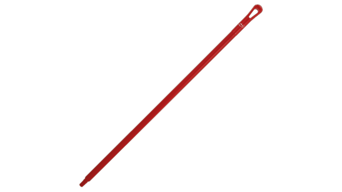 Mango para fregona Vikan de Polipropileno, color Rojo, long. 1.3m, Ø 34mm