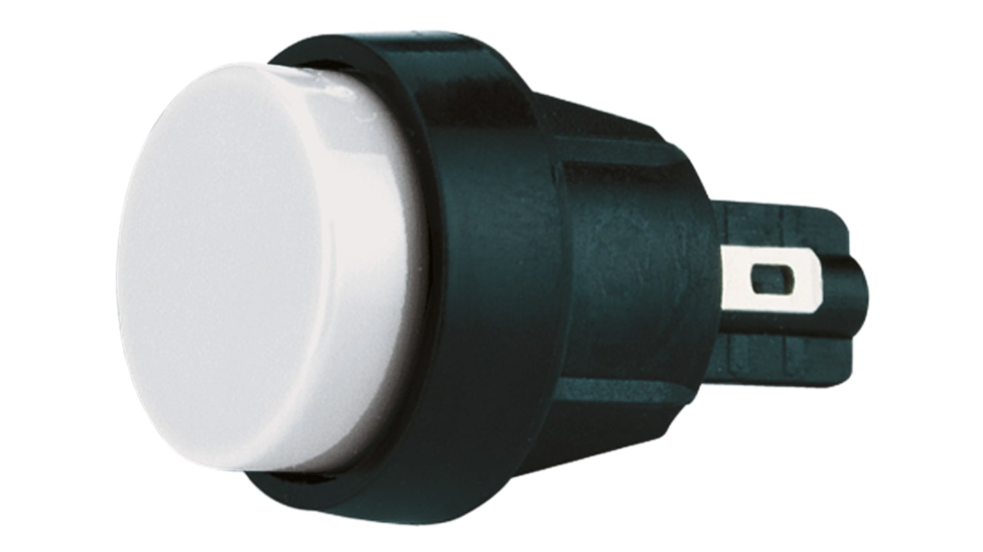 Interruptor de Botón Pulsador Marquardt, color de botón Gris, SPST, 4 A a 250 V ac, Montaje en Panel, IP40, IP54