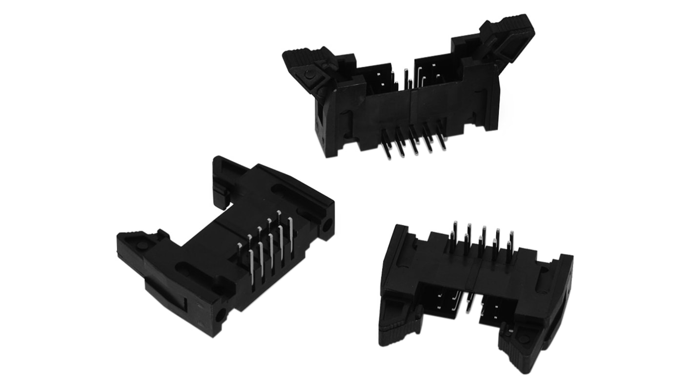 Wurth Elektronik WR-BHD Series Right Angle Through Hole PCB Header, 40 Contact(s), 2.54mm Pitch, 2 Row(s), Shrouded