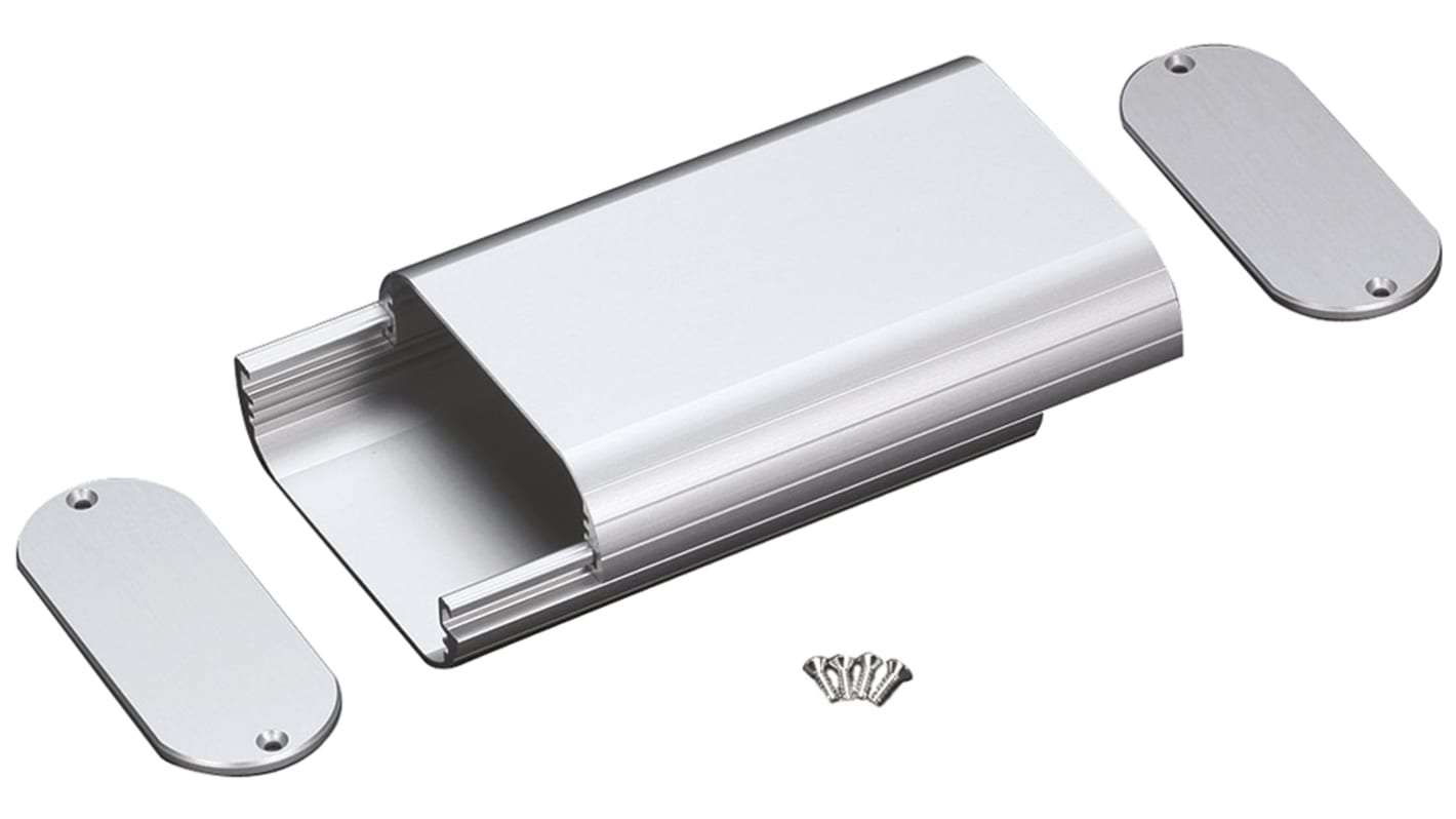 Takachi Electric Industrial Silver, ABS & aluminium Handheld Enclosure, 74 x 41 x 15mm
