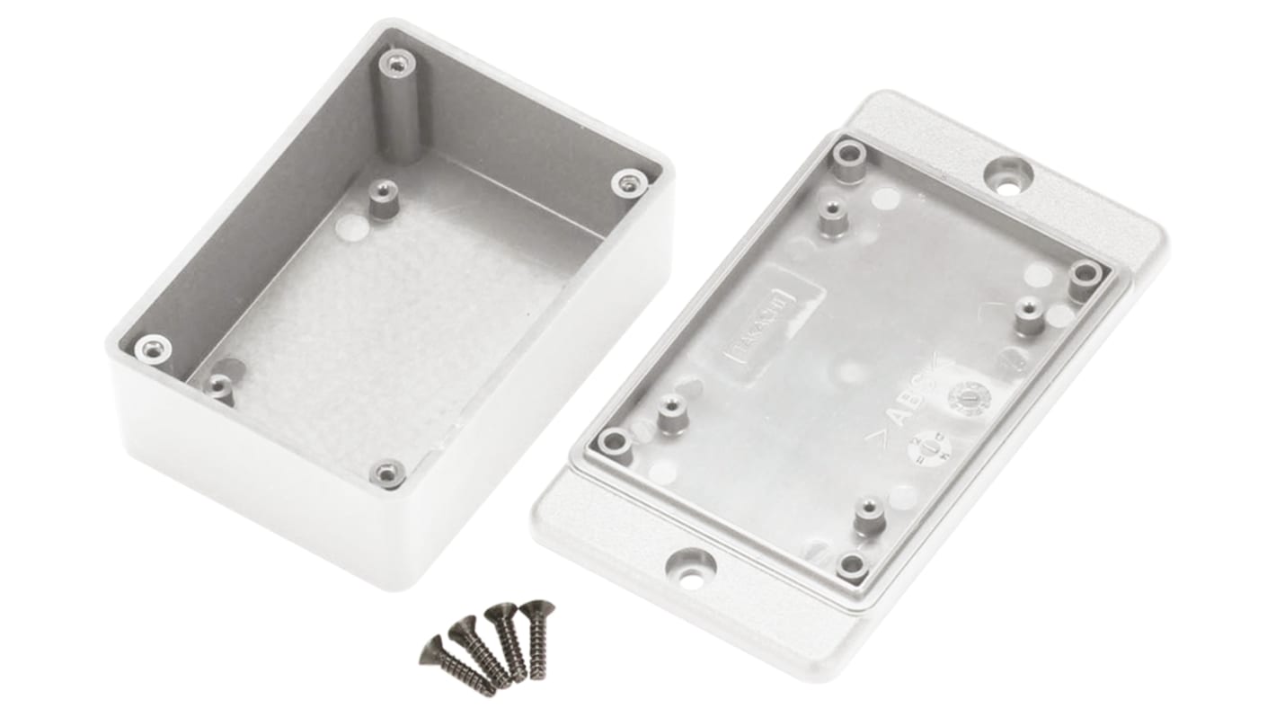 Takachi Electric Industrial TWF Series White ABS Enclosure, Flanged, 127 x 70.6 x 35.5mm