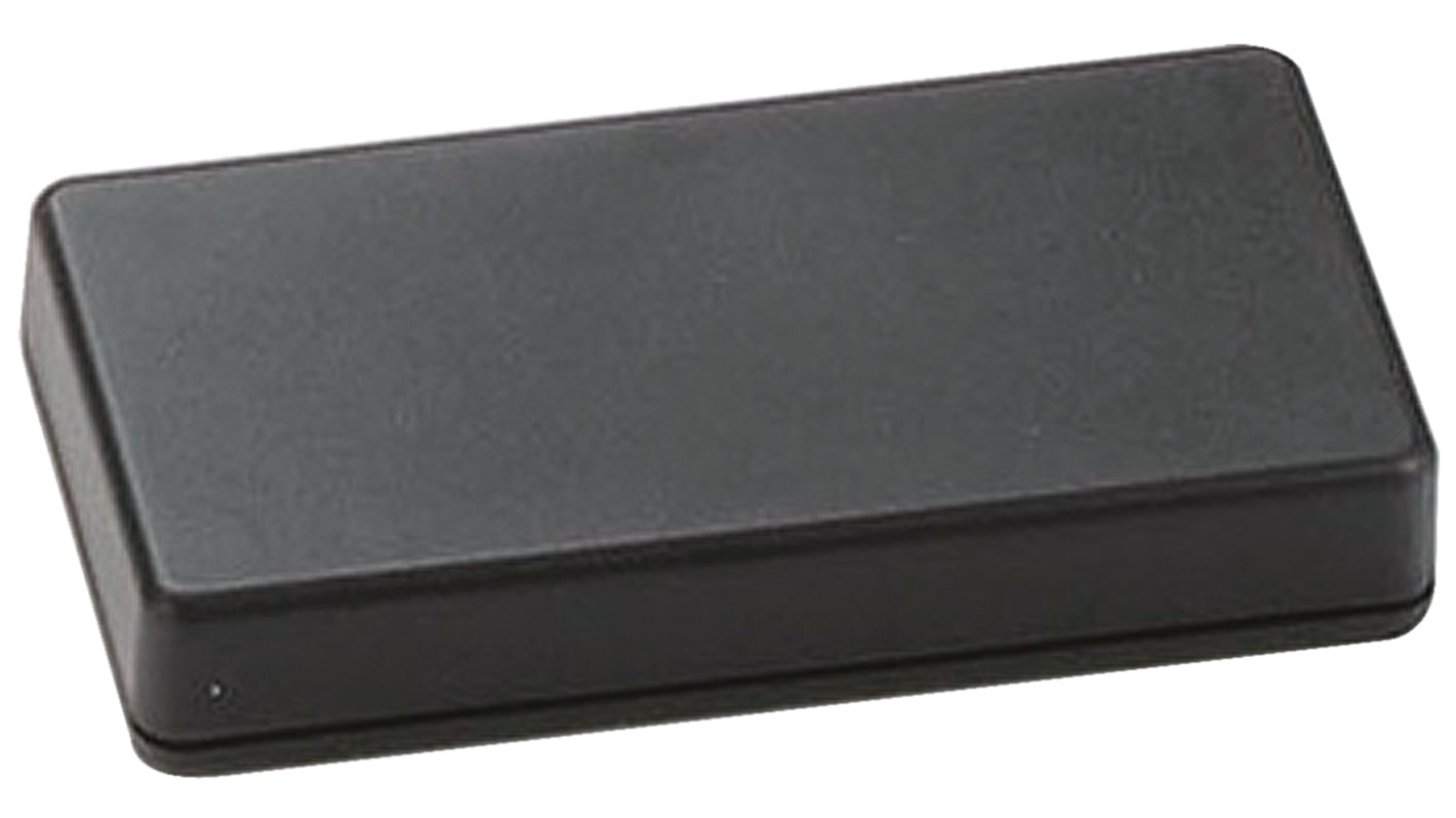 Takachi Electric Industrial TW Series Black ABS Enclosure, Black Lid, 60 x 35 x 20mm