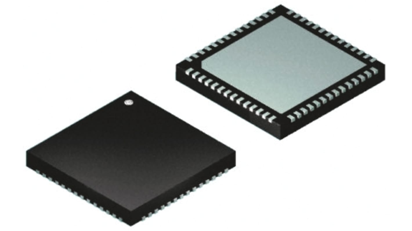 Processeur signal numérique, DSPIC33FJ128MC804-E/ML, 16bit, 40MHz, 128 Ko Flash, 1 (9 x 10/12 bits) ADC, QFN 44 .