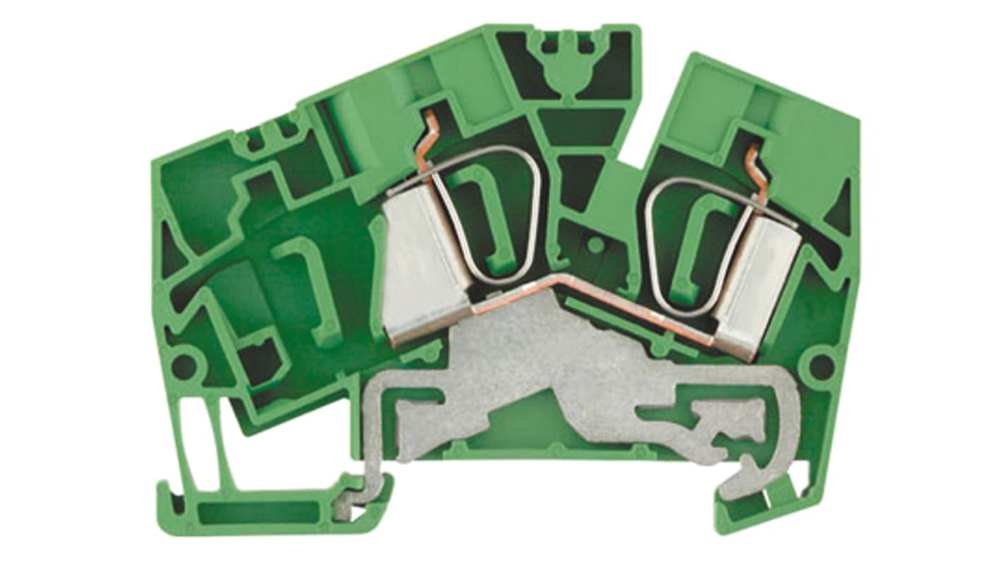 1771370000 Weidmuller Z Series Green, Yellow PE Terminal, Single