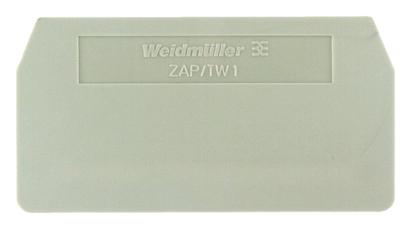 Weidmuller Z Endabdeckung für Anschlussklemme ZDU 4/4AN, Anschlussklemme ZDU 4/4AN BL, Anschlussklemme ZPE 4/4AN