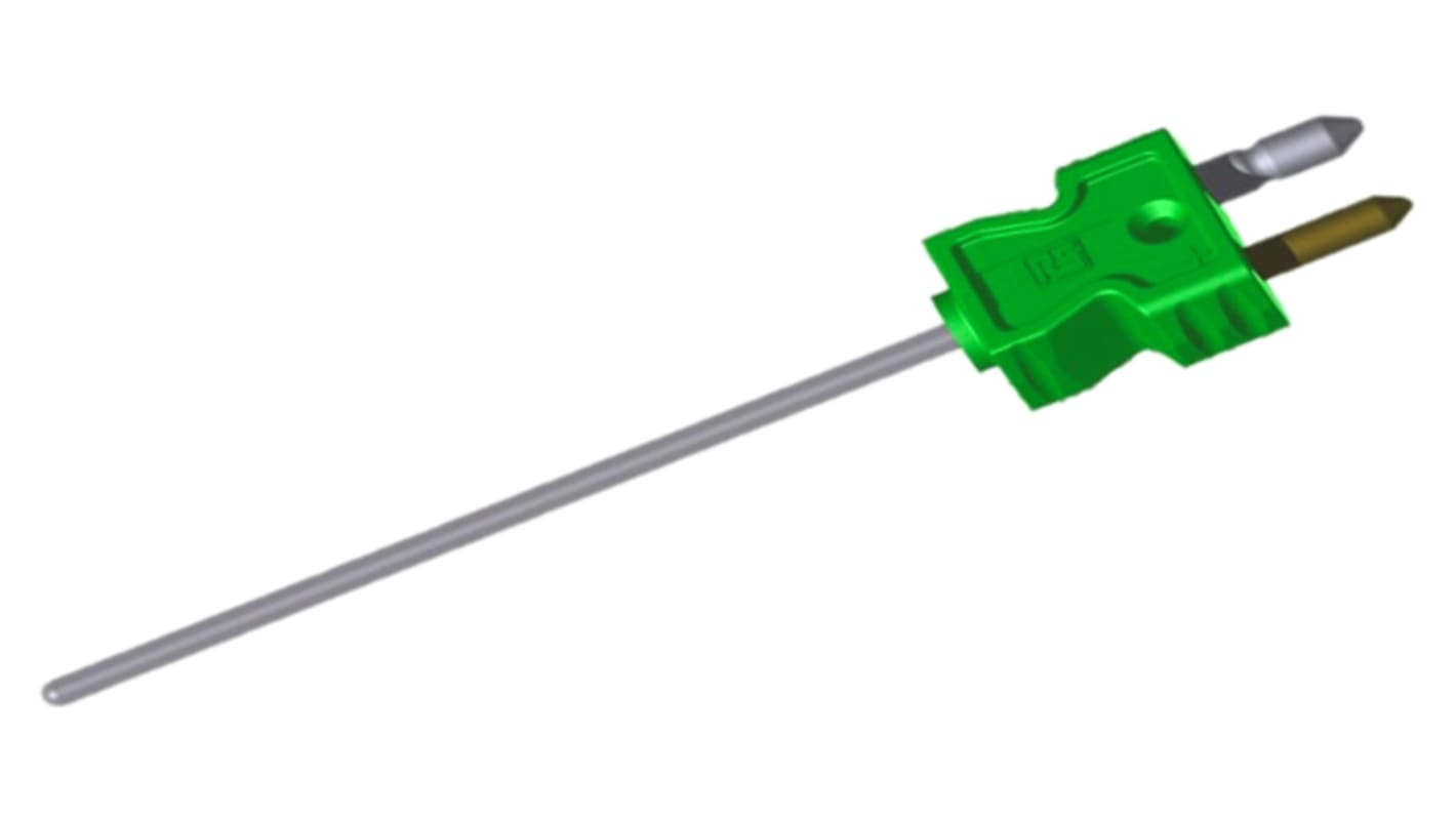 RS PRO Type K Thermocouple 500mm Length, 4.5mm Diameter → +1200°C