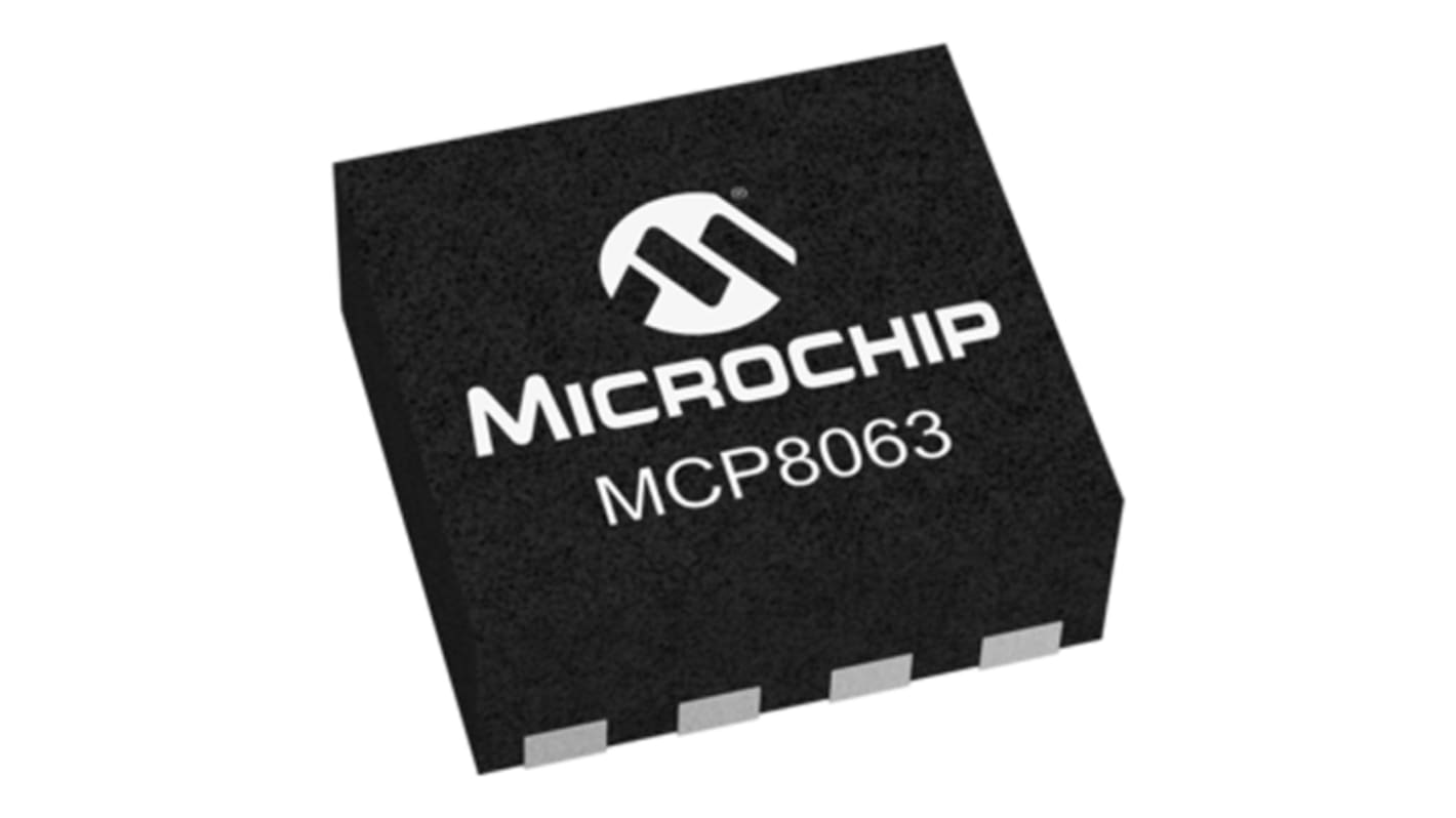 Controlador de motor, MCP8063-E/MD, 1.5A DFN BLDC Trifásico