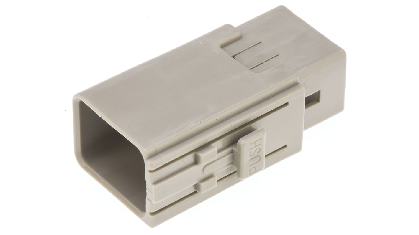 Carcasa de conector Hirose GT17VS-10DS-HU, Serie GT17VS, 10 contactos, Recta, Hembra, Montaje de Cable