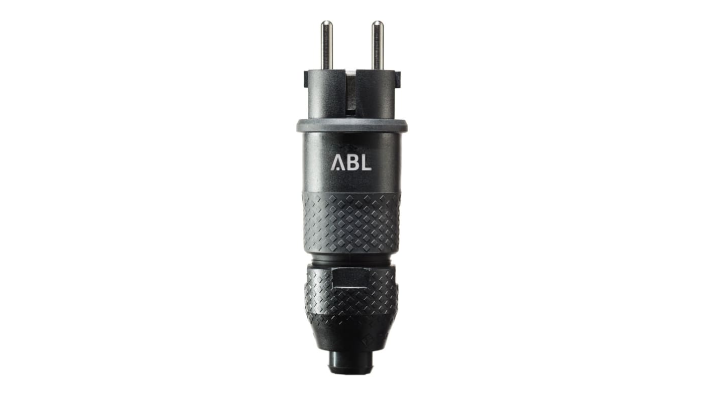 ABL Sursum French / German Mains Plug, 16A, Cable Mount, 250 V