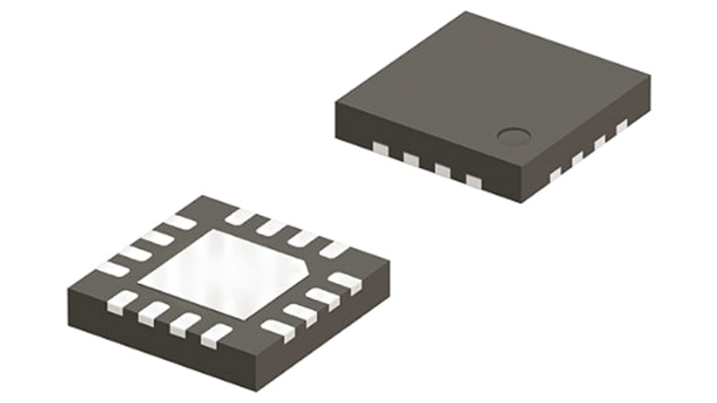 Microchip Digitales Potenziometer Seriell-I2C 12kΩ 256-Position 2-Kanal QFN 16-Pin