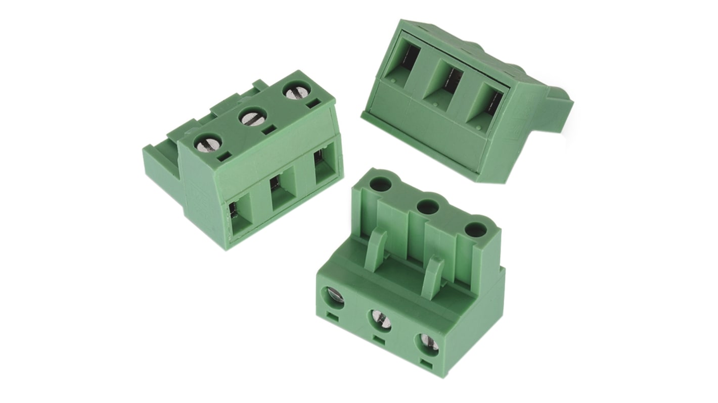 Wurth Elektronik 7.62mm Pitch 2 Way Pluggable Terminal Block, Plug, Cable Mount, Screw Termination