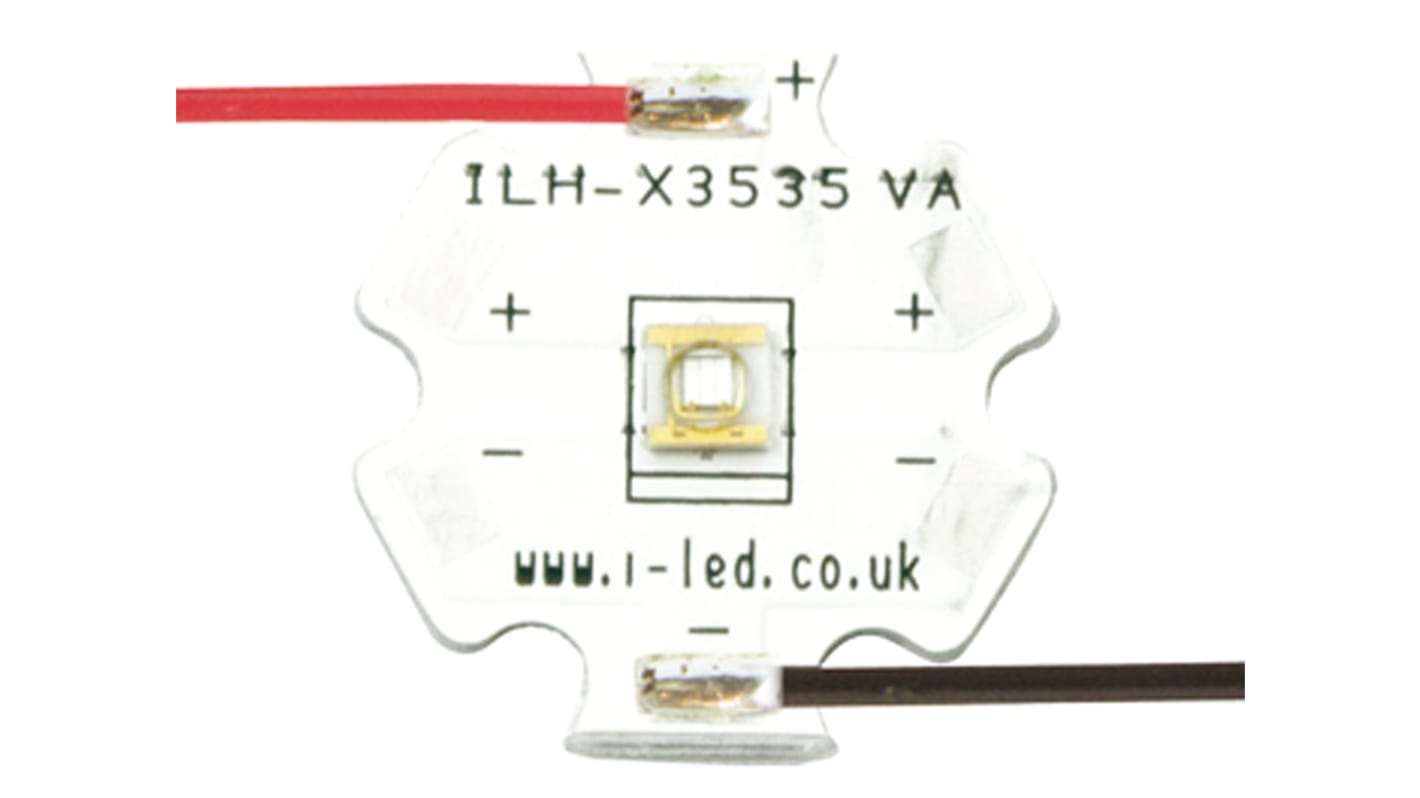 Dioda UV LED, C3535 1 Powerstar, 4-pinowa, Montaż powierzchniowy, dł. fali: 390nm, kąt: 125°