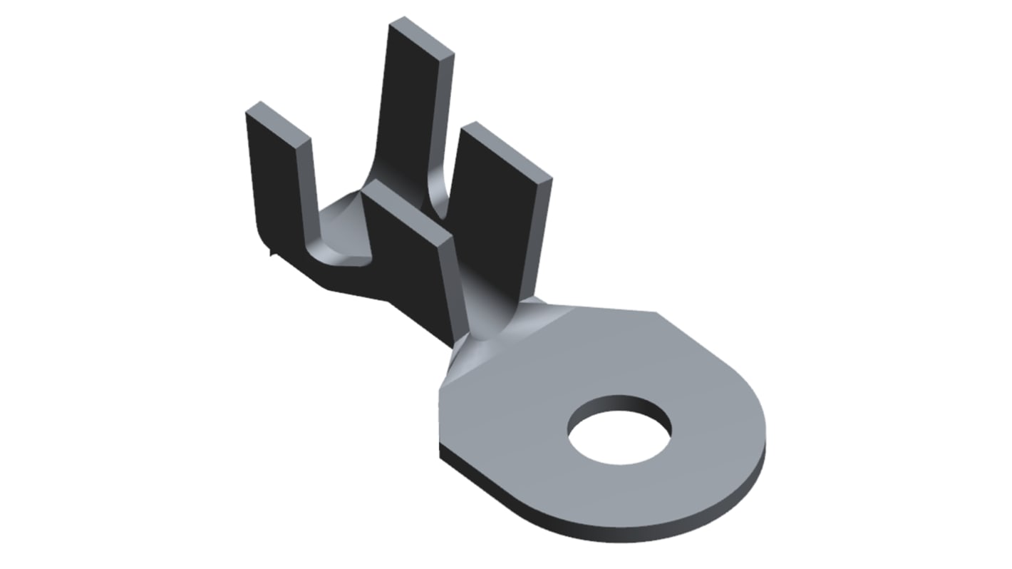 TE Connectivity Uninsulated Ring Terminal, #10 Stud Size, 5mm² to 15mm² Wire Size