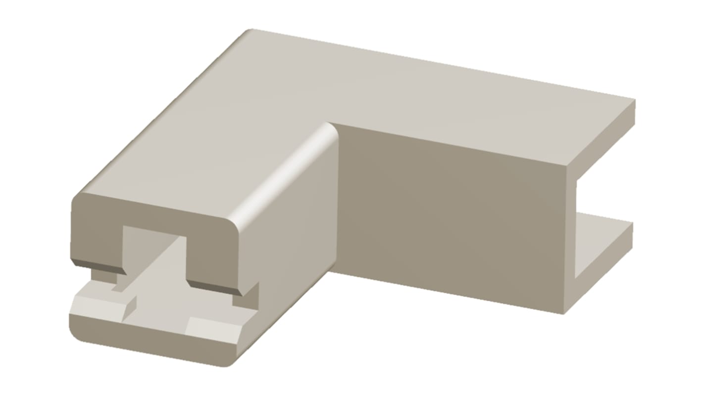 TE Connectivity, 110 1 Way Nylon Crimp Terminal Housing, Natural