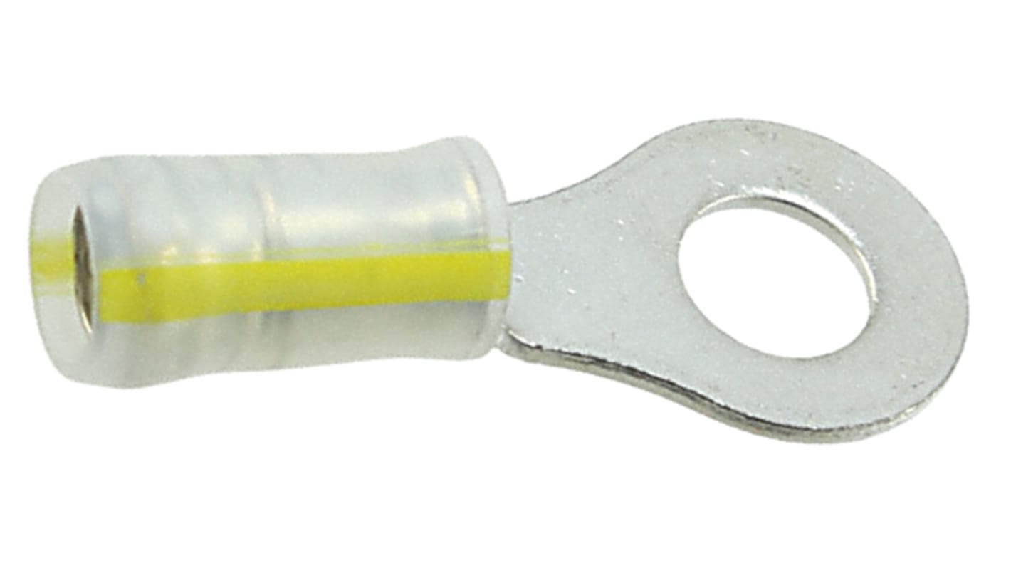 534261 TE Connectivity, PIDG Insulated Crimp Ring Terminal, M6 (1/4