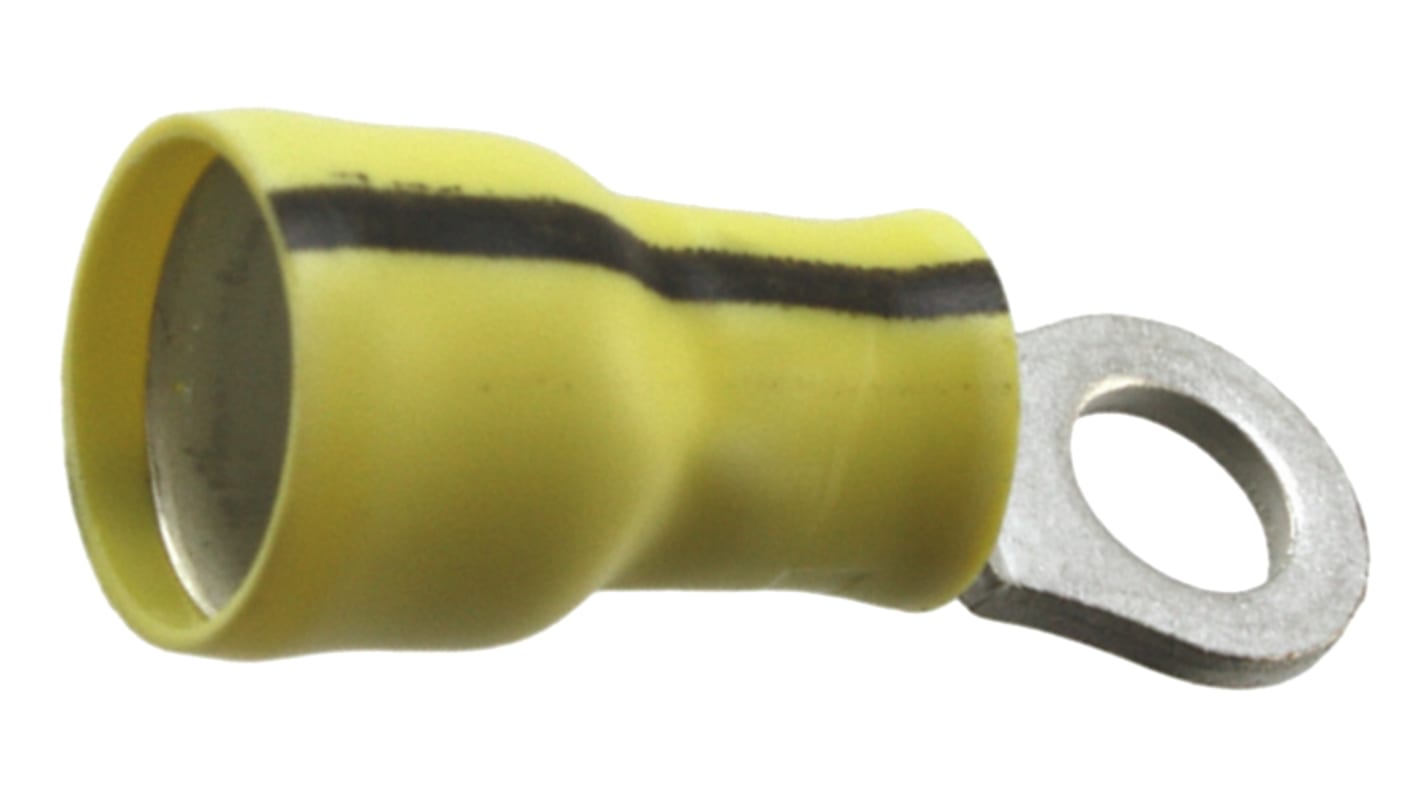 35363 TE Connectivity, PIDG Insulated Ring Terminal, 10 Stud Size