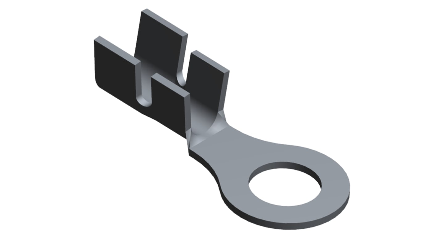 TE Connectivity Uninsulated Ring Terminal, 3.3mm² to 5.26mm² Wire Size