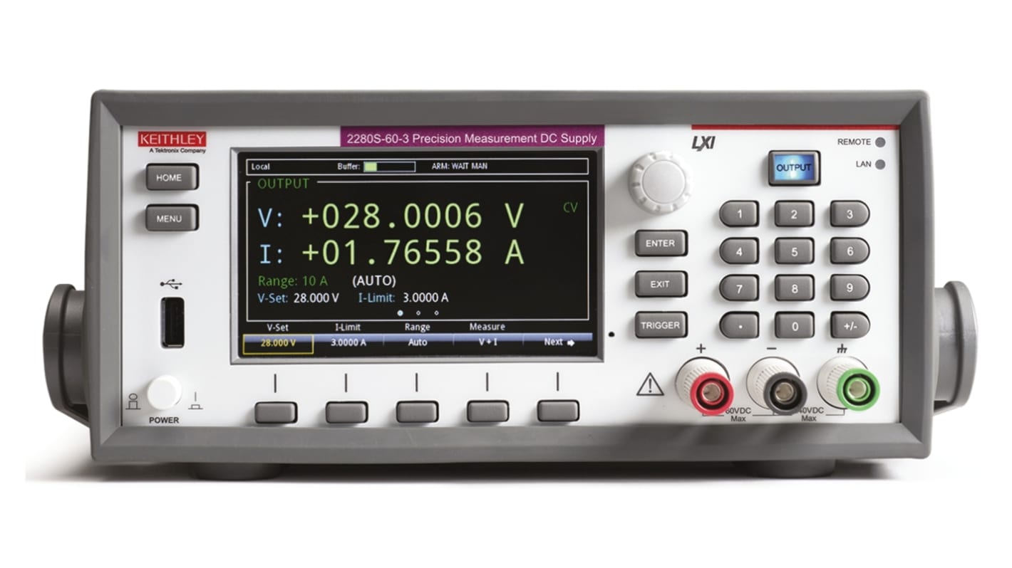 Keithley ベンチ電源, 出力数：1, 0 → 30V, 6A