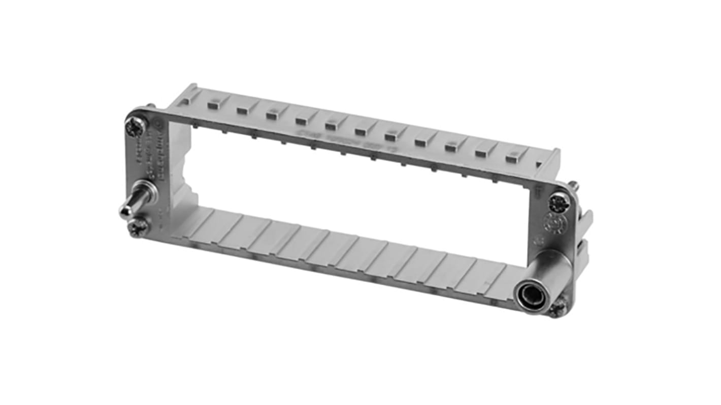 Amphenol Industrial Heavy Mate F Rahmen für 6-Kontakt-Buchsenmodul, Hochleistungs-Steckverbinder Serie Heavy Mate F,