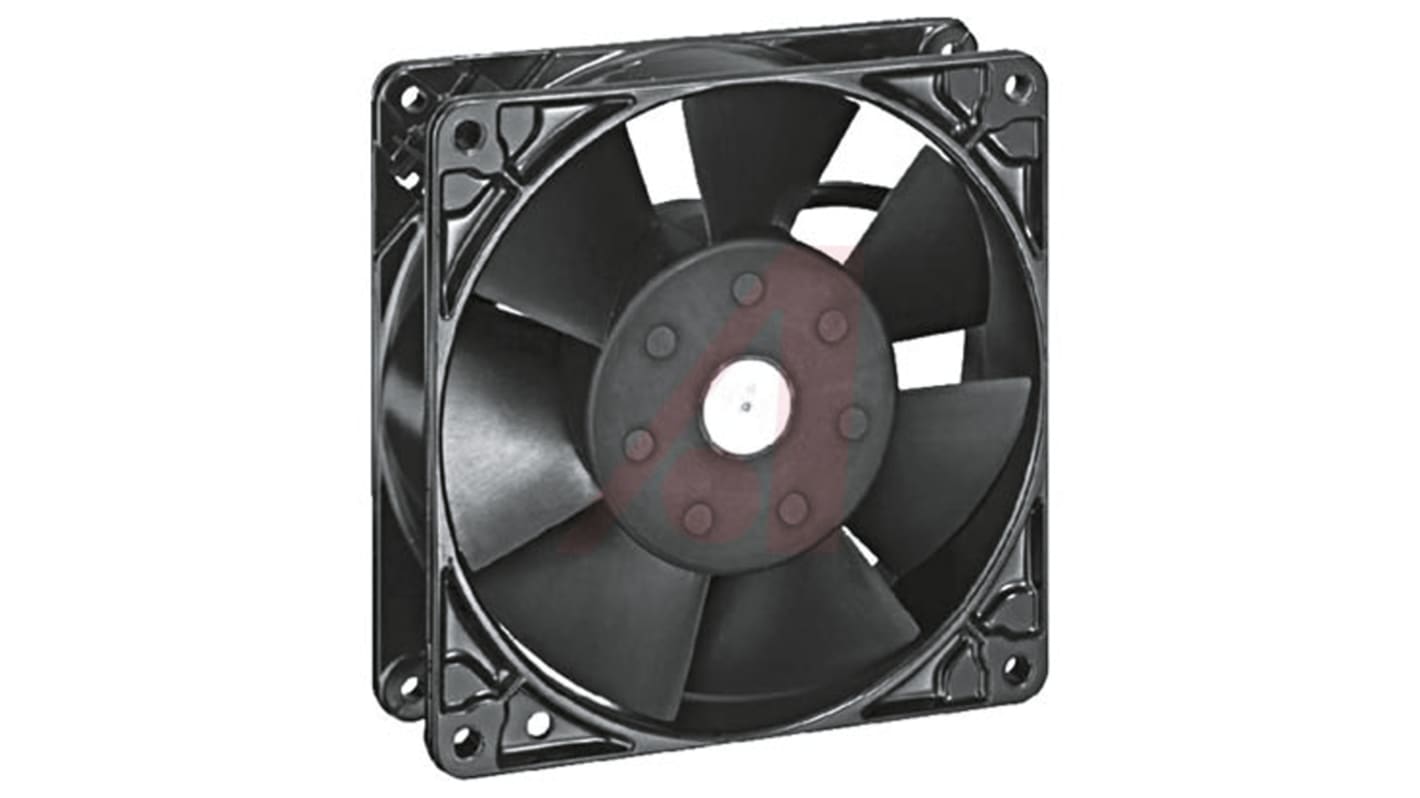 Ventilador Axial ebm-papst 5900 de 127 x 127 x 38mm, 115 V ac, 17W, 3100rpm, caudal 206m³/h, 47dB, salida Tensión