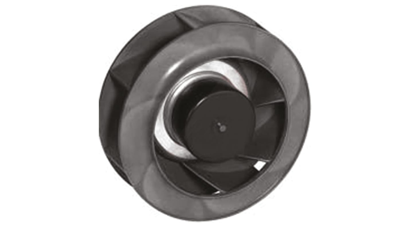 ebm-papst R1G190 Series Centrifugal Fan, 24 V dc, 620m³/h, DC Operation, 190 (Dia.) x 68.5 Dmm