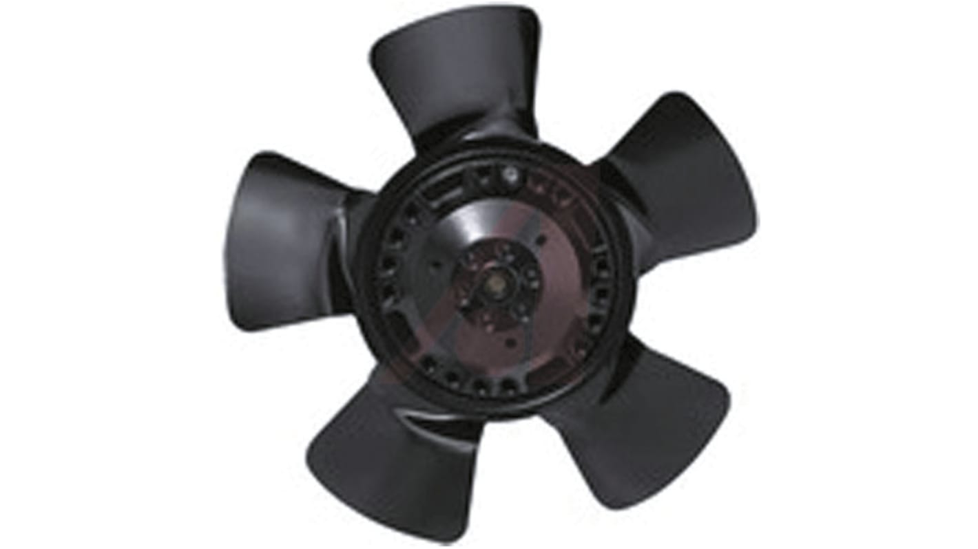 ebm-papst axiális ventilátor, 230 V AC, 400 V AC, 200 x 52mm, 940m³/h, 3150rpm