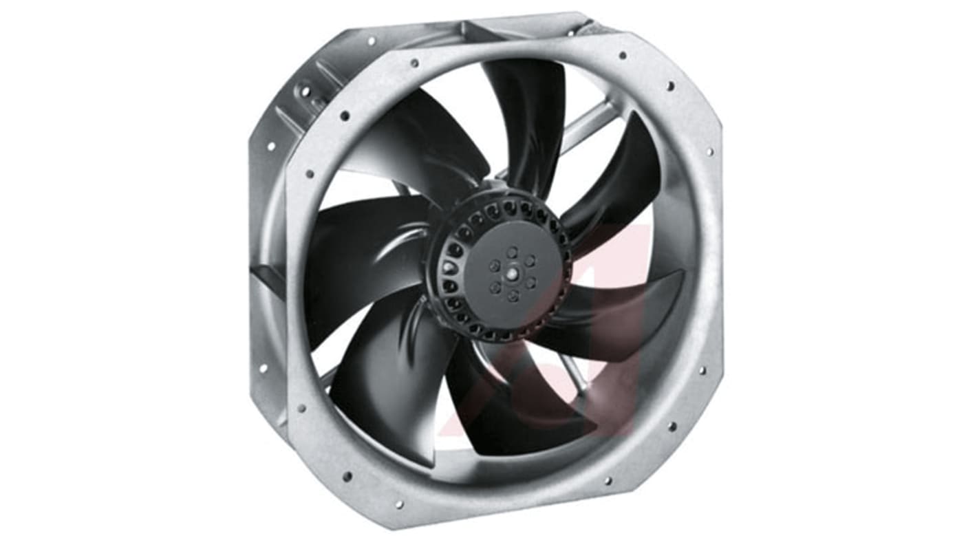 ebm-papst W2E250 Series Axial Fan, 115 V ac, AC Operation, 1970m³/h, 150W, 660mA Max, 320 x 80mm