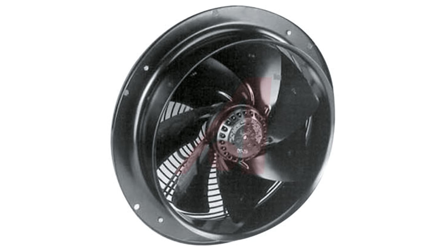 ebm-papst W2E300 Series Axial Fan, 115 V ac, AC Operation, 3740m³/h, 350W, 1.55A Max, 300 x 80mm